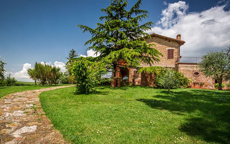 Fotografía de una casa rural